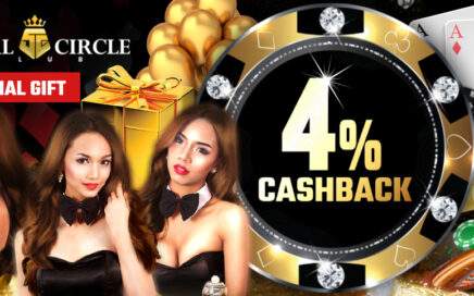 Royal Circle Club Casino 4% Cashback Bonus Banner